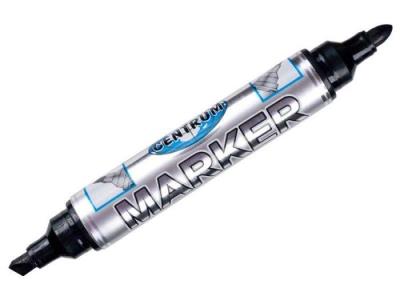 Marker dwustronny czarny (10szt). Wydawca: Centrum. SmakLiter.pl Opakowanie Marker dwustronny czarny (10szt)