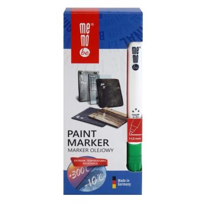 Opakowanie Marker olejny 1-1,5mm zielony (10szt) MemoBe