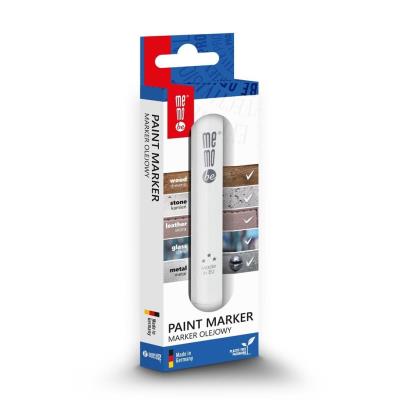 Opakowanie Marker olejny MM301 2-4mm biały MemoBe