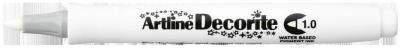 Opakowanie Marker permanentny Decorite biały ARTLINE