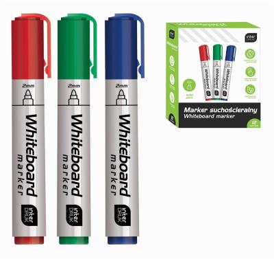 Opakowanie Marker suchościeralny 3 kolory (12szt)