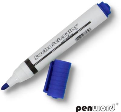 Opakowanie Marker suchościeralny niebieski (12szt)