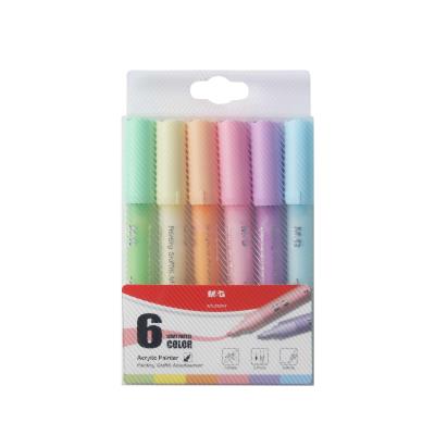 Opakowanie Markery akrylowe pastelowe Set 6szt.