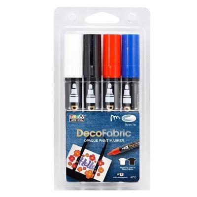 Opakowanie Markery do dekorowania tekstyliów Primary 4 kolory