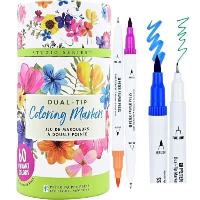 Opakowanie Markery dwustronne Dual-Tip 60 kolorów