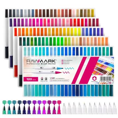 Opakowanie Markery dwustronne z końcówką pędzelkową