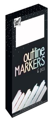 Opakowanie Markery konturowe 6 kolorów