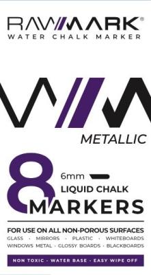 Opakowanie Markery kredowe metaliczne 8 kolorów