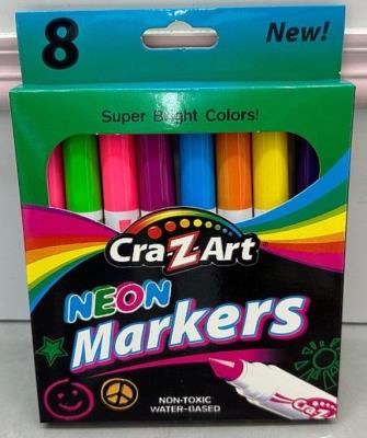 Markery neonowe 8 kolorów. Wydawca: ADAR. SmakLiter.pl Opakowanie Markery neonowe 8 kolorów