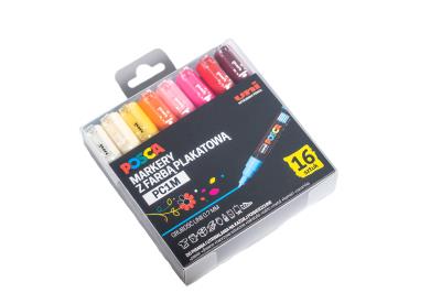 Opakowanie Markery PC-1M zestaw 16 kolorów Posca Uni