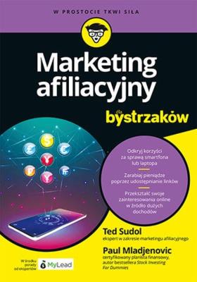 Marketing afiliacyjny dla bystrzaków. Autor: Ted Sudol, Paul Mladjenovic. SmakLiter.pl Okładka książki Marketing afiliacyjny dla bystrzaków