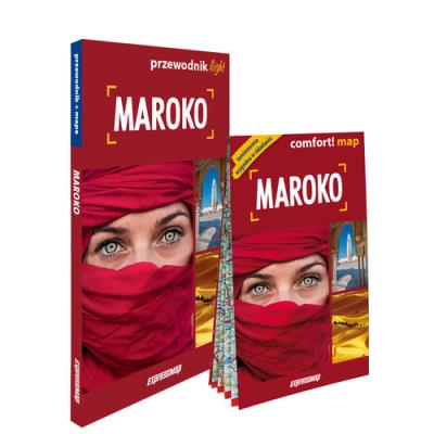 Maroko light: przewodnik + mapa. Autor: Hanaf Grażyna. SmakLiter.pl Okładka książki Maroko light: przewodnik + mapa