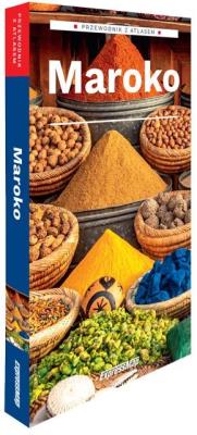 Maroko przewodnik z atlasem 2024. Autor: Hanaf Grażyna. SmakLiter.pl Okładka książki Maroko przewodnik z atlasem 2024