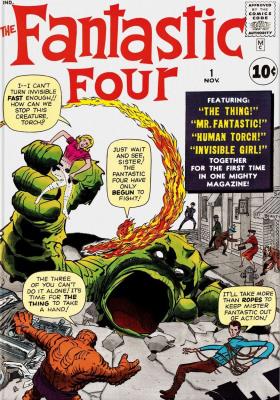 Okładka książki Marvel Comics Library. Fantastic Four. Vol. 1. 1961-1963 wer. angielska