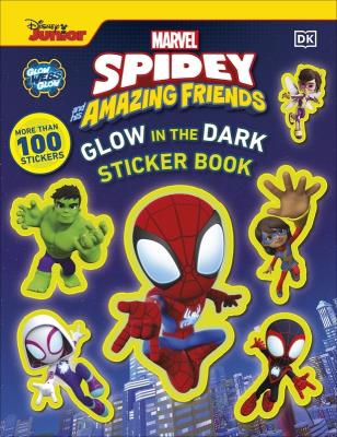 Marvel Spidey and His Amazing Friends Glow in the Dark Sticker Book. Autor: Opracowanie zbiorowe. SmakLiter.pl Okładka książki Marvel Spidey and His Amazing Friends Glow in the Dark Sticker Book