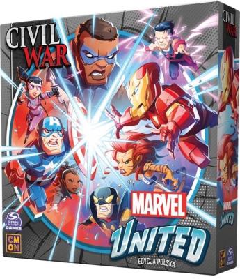 Marvel United: Civil War CMON. Wydawca: Portal Games. SmakLiter.pl Opakowanie Marvel United: Civil War CMON