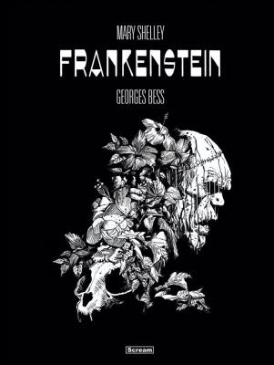 Mary Shelley. Frankenstein. Autor: Georges Bess. SmakLiter.pl Okładka książki Mary Shelley. Frankenstein