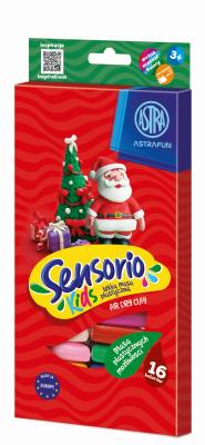 Masa plastyczna Astrafun Sensorio Kids 16 kolorów. Wydawca: ASTRA art-pap. SmakLiter.pl Opakowanie Masa plastyczna Astrafun Sensorio Kids 16 kolorów