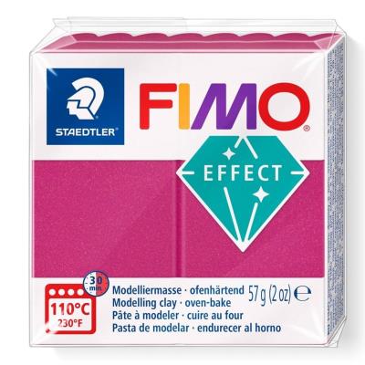 Opakowanie Masa termoutwardzalna Fimo 57g bordowy metaliczny