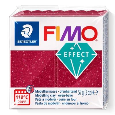 Opakowanie Masa termoutwardzalna Fimo 57g czerwony galaxy