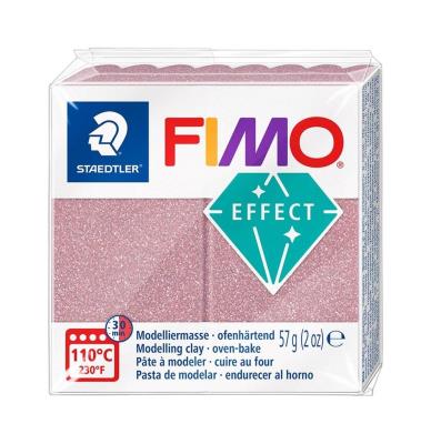 Opakowanie Masa termoutwardzalna Fimo Effect 57g różowy