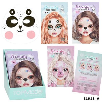 Opakowanie Maseczka na twarz Top Model nawilżająca mix wzorów 11911A