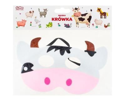 Opakowanie Maska filcowa - Krówka 18,5x11cm