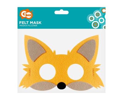 Opakowanie Maska filcowa lis 18.5x12cm