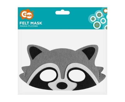 Opakowanie Maska filcowa szop pracz 18x9.5cm