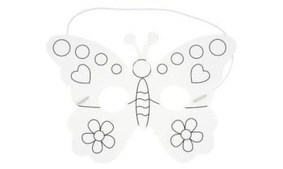 Opakowanie Maska Tinting do malowania Motyl