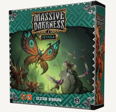 Massive Darkness 2: Feyfolk Zestaw Wrogów. Wydawca: Portal Games. SmakLiter.pl Opakowanie Massive Darkness 2: Feyfolk Zestaw Wrogów