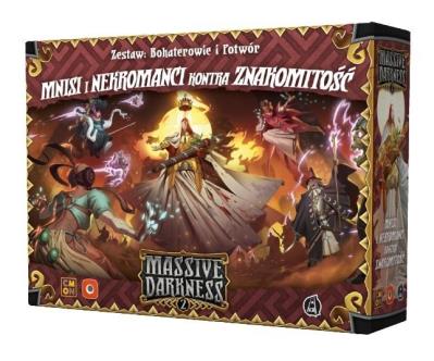 Massive Darkness 2: Mnisi i Nekromanci vs Znakomit. Wydawca: Portal Games. SmakLiter.pl Opakowanie Massive Darkness 2: Mnisi i Nekromanci vs Znakomit