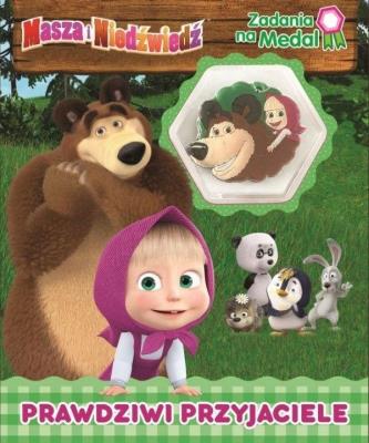Okładka książki Masza i Niedźwiedź Zadania na medal. Prawdziwi.. - uszkodzone