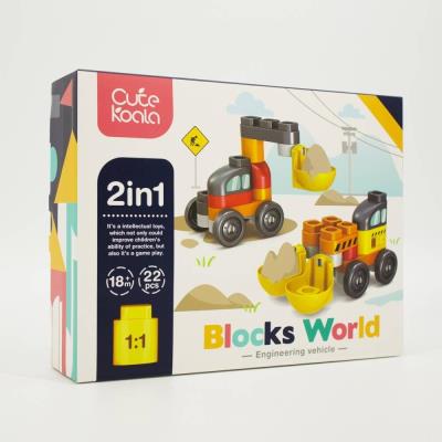 Opakowanie Maszyny budowlane z klocków