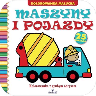 Maszyny i pojazdy. Autor: Chmielińska Ewelina. SmakLiter.pl Okładka książki Maszyny i pojazdy