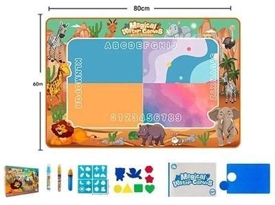 Opakowanie Mata do kolorowania wodnym pisakiem safari 80x60cm