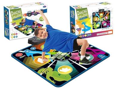 Opakowanie Mata do tańczenia 90x90cm na baterie, światła LED