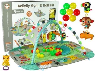 Opakowanie Mata edu dla niemowląt z piłeczkami 5w1