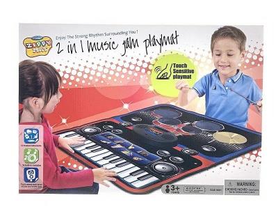 Mata muzyczna z perkusją multiinstrumentalna 90x69. Wydawca: ADAR. SmakLiter.pl Opakowanie Mata muzyczna z perkusją multiinstrumentalna 90x69