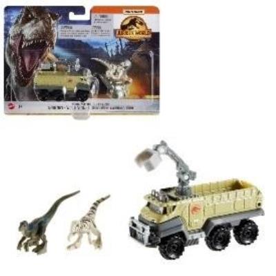 Opakowanie Matchbox Jurassic World Transporter z Welocirapto