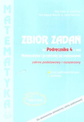 Matematyka i przykłady zast. 4 LO zbiór zadań ZPiR. Autor:   Praca zbiorowa. SmakLiter.pl Okładka książki Matematyka i przykłady zast. 4 LO zbiór zadań ZPiR