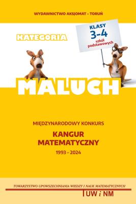 Matematyka z wesołym kangurem kategoria Maluch 202. Autor: Bobiński Zbigniew, Piotr Jędrzejewicz, Brunon Kam. SmakLiter.pl Okładka książki Matematyka z wesołym kangurem kategoria Maluch 202
