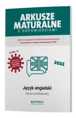 Okładka książki Matura 2022. J. ang. Arkusze z odpowiedziami ZP