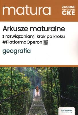 Okładka książki Matura 2025 Geografia Arkusze ZR