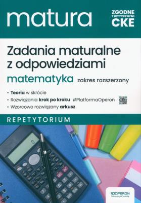 Okładka książki Matura 2025 Matematyka repetytorium zakres rozszerzony