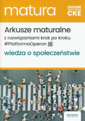 Matura 2025 WOS Arkusze ZR. Autor: Derdziak Artur. SmakLiter.pl Okładka książki Matura 2025 WOS Arkusze ZR