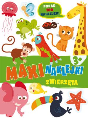 Okładka książki Maxinaklejki. Zwierzęta