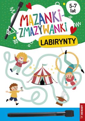 Okładka książki Mazanki-zmazywanki. Labirynty