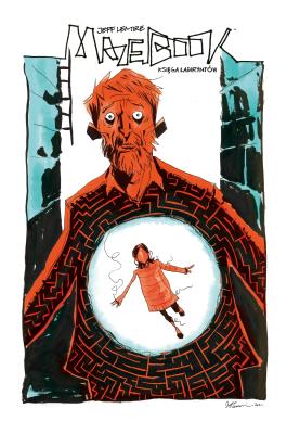 Mazebook. Księga labiryntów. Autor: Lemire Jeff. SmakLiter.pl Okładka książki Mazebook. Księga labiryntów