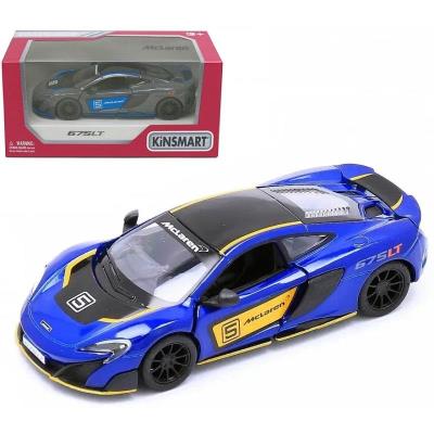 McLaren 675LT 1:36 MIX. Wydawca: Kinsmart. SmakLiter.pl Opakowanie McLaren 675LT 1:36 MIX